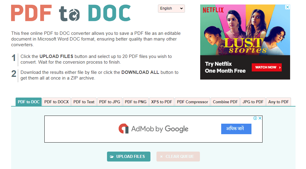 pdf to word online converter