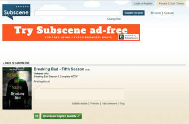 Download tv series and movies subtitles