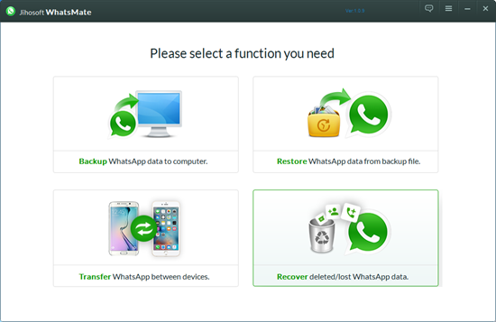 whatsapp application recover deleted messages