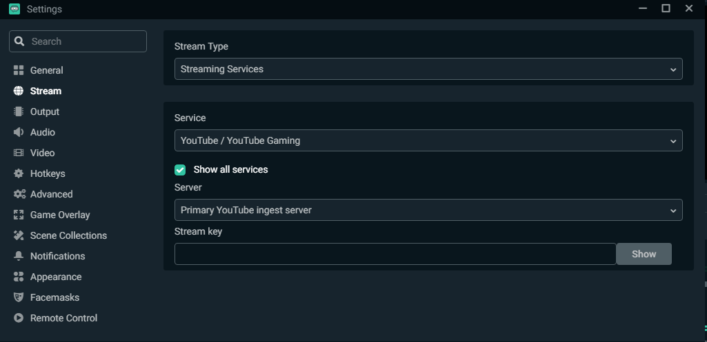 streamlabs stream key streamlabs stream key