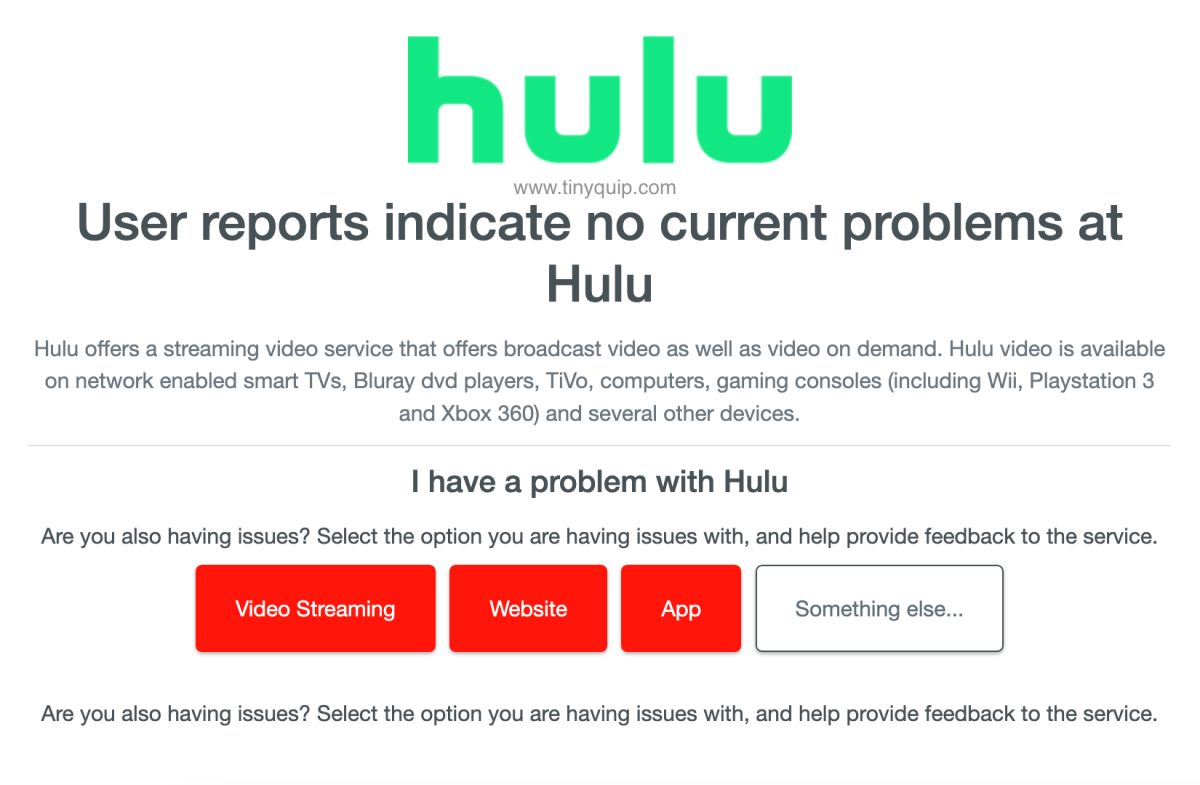 Are Hulu Servers Down