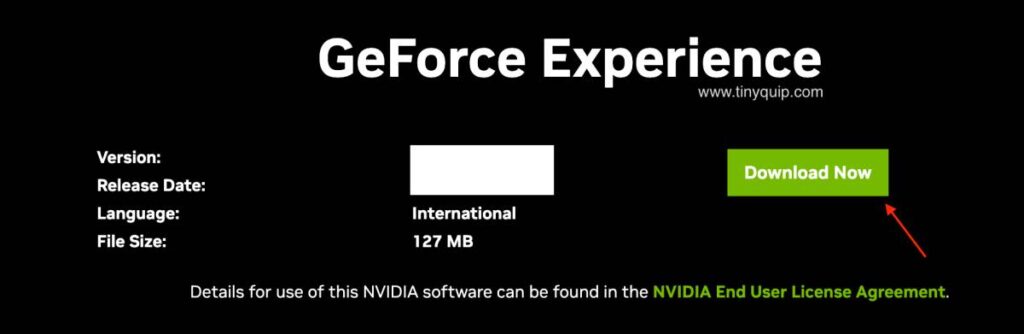 Download GeForce Experience Drivers