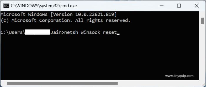 Reset network adapters on Windows