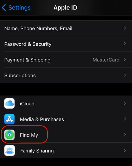 find iPhone using last location