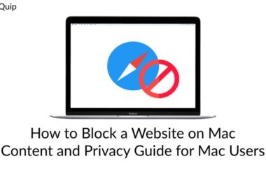 how to block a website on mac