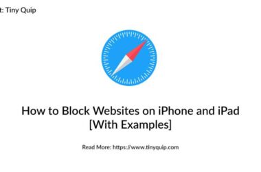 block website on iphone