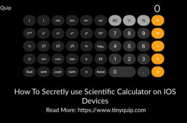 scientific calculator on iPhone devices
