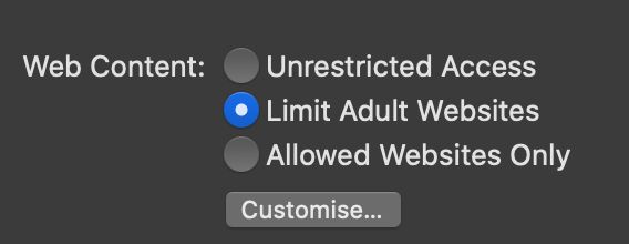 parental control on mac