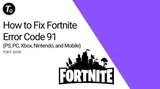 Solved Fortnite Error Code 91 Party Functionality Limited Tiny Quip Solved Fortnite Error Code 91 Party Functionality Limited Tiny Quip