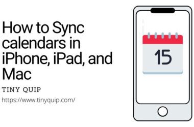 calendar sync on iPad