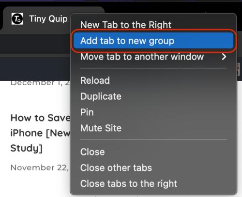 add new tab to chrome tab group