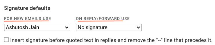 signatures on gmail
