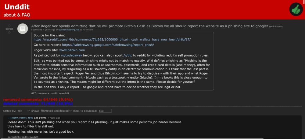 Read Deleted Reddit Posts and Comments