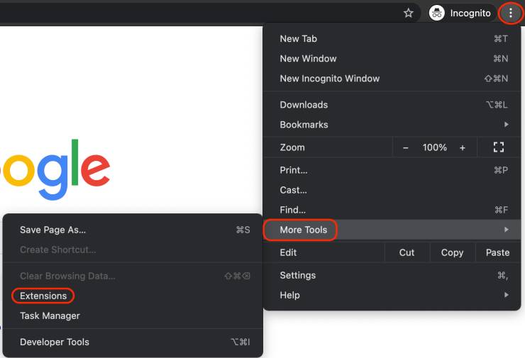 Chrome extension manager