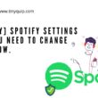 spotify settings