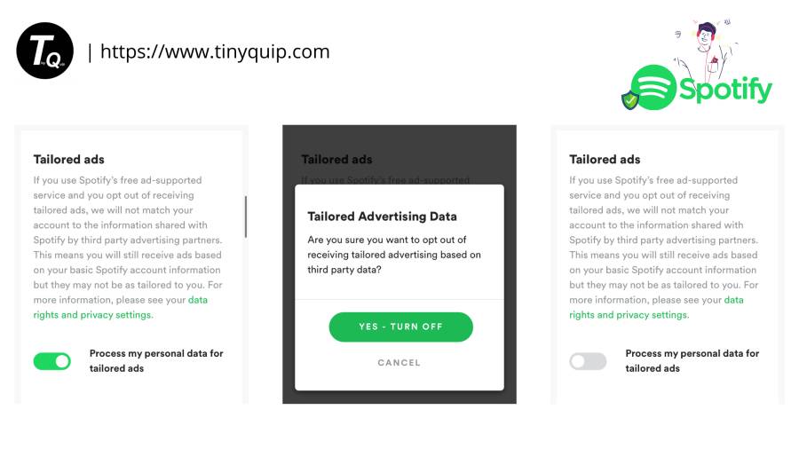 spotify tailored ads