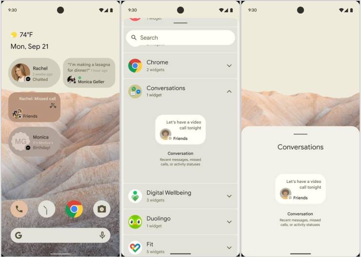 android 12 beta update features