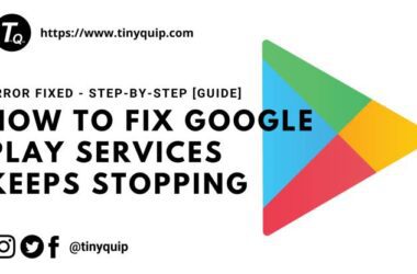 google play services has stopped