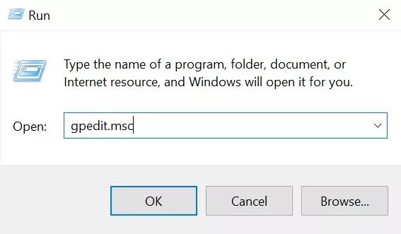 Group policy Editor antimalware executable service