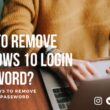 disable windows 10 password