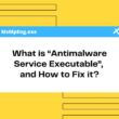 antimalware service executable high disk