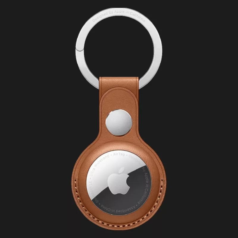 Leather AirTags key rings