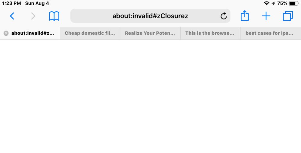 invalid zclosurez error