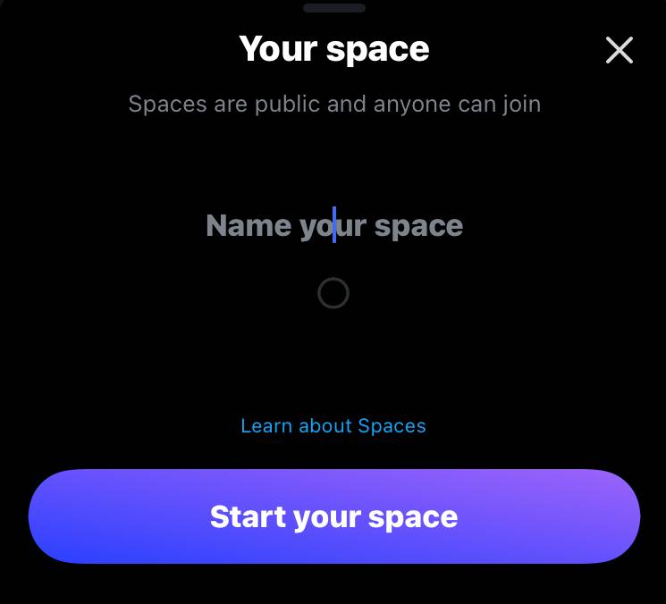 twitter audio chat rooms
