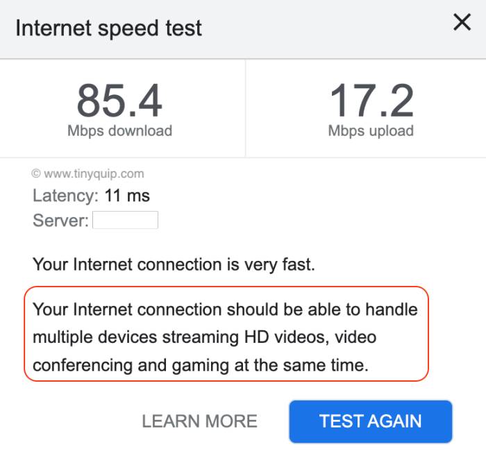 Unstable Internet Connection