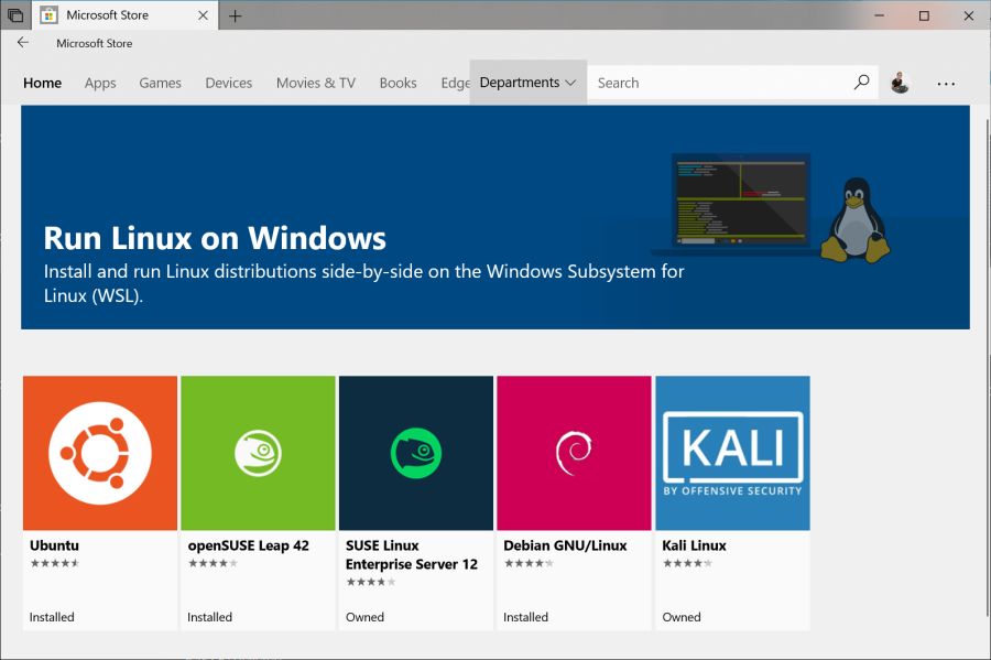 install wsl windows 10 manually