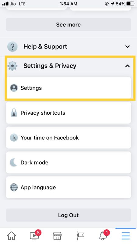 unblock profile on facebook