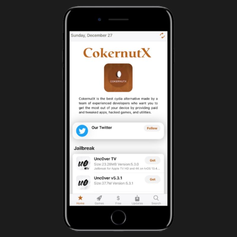 CokerNutx app store for iOS