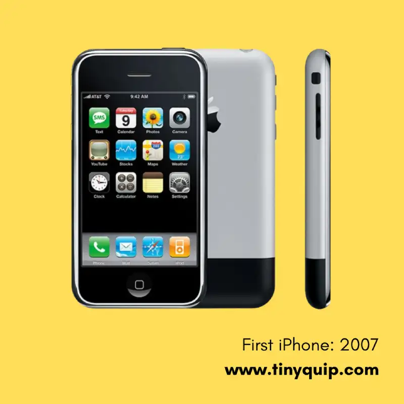 First iPhone Ever Launched in 2007