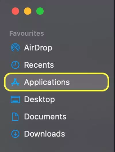 Applications on Mac OS