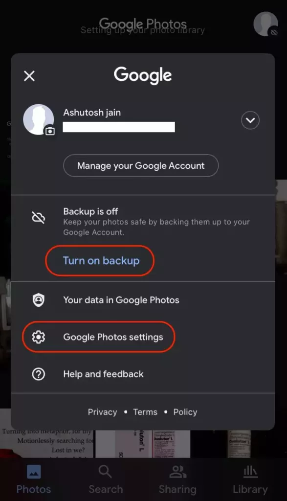 How to backup photos on iPhone using Google Photos