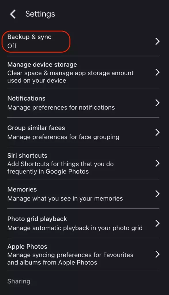 How to take backup on iPhone and iPad using Google Photos