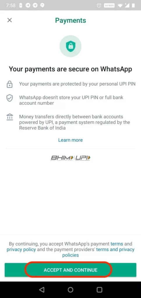 How to receive payments on WhatsApp