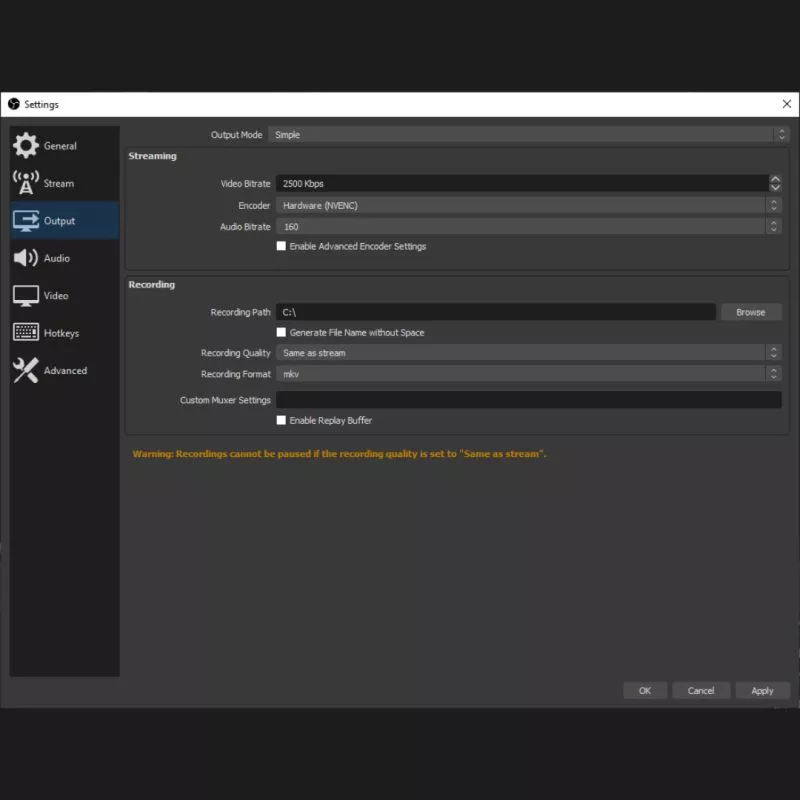 OBS Screen Recorder for Linux