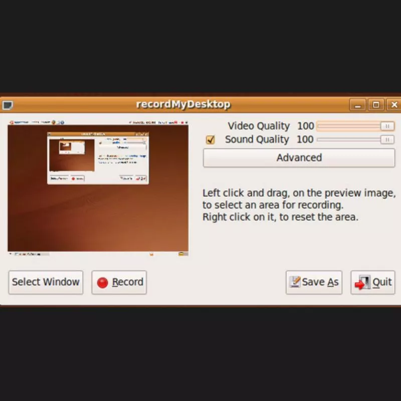 Screen recorder for Linux