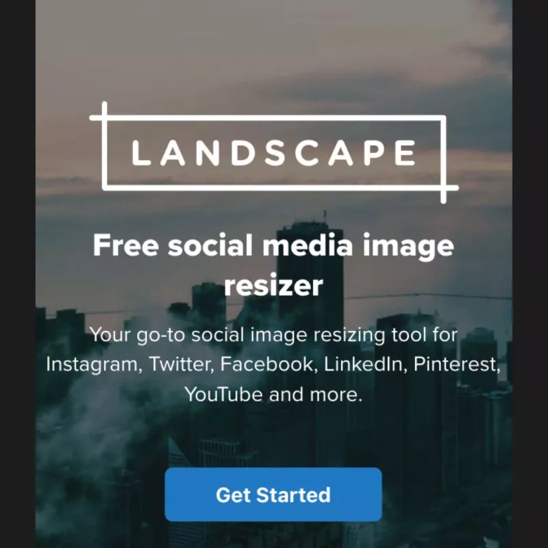 Instagram photo resizer tool