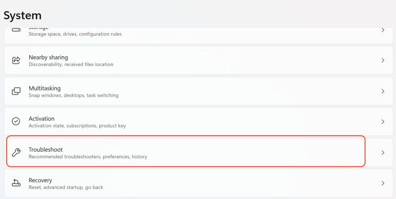 Troubleshoot Windows 11