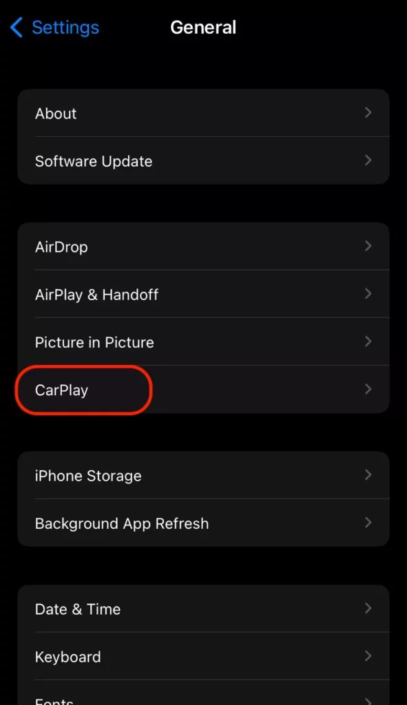 CarPlay Not Working on iPhone