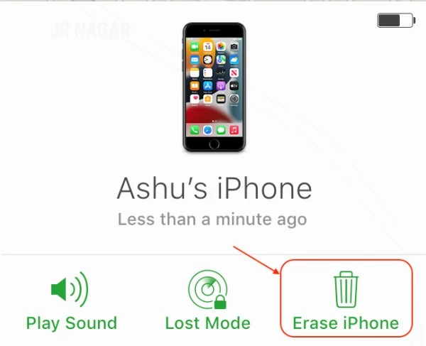 Erase iPhone Locked on Windows