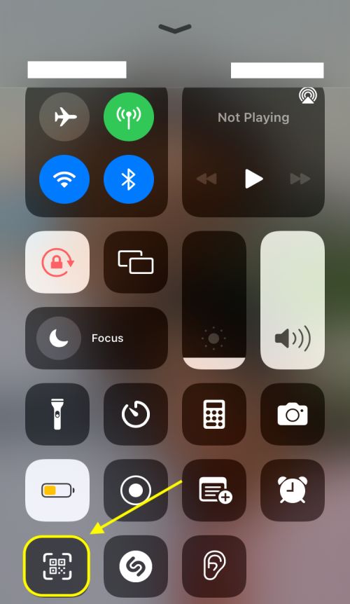Scan QR Code on iPhone