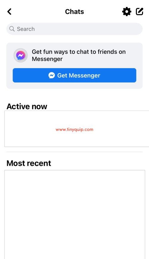 facebook messages without Messenger