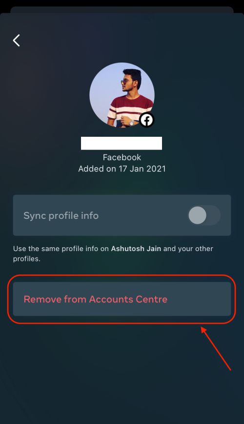 Unlink Facebook from Instagram