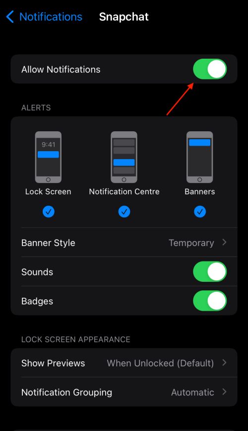 Why am I not getting notifications on Snapchat?