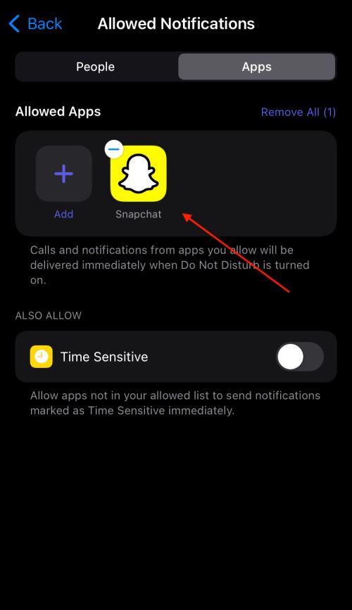 Snapchat notifications not showing on iPhone