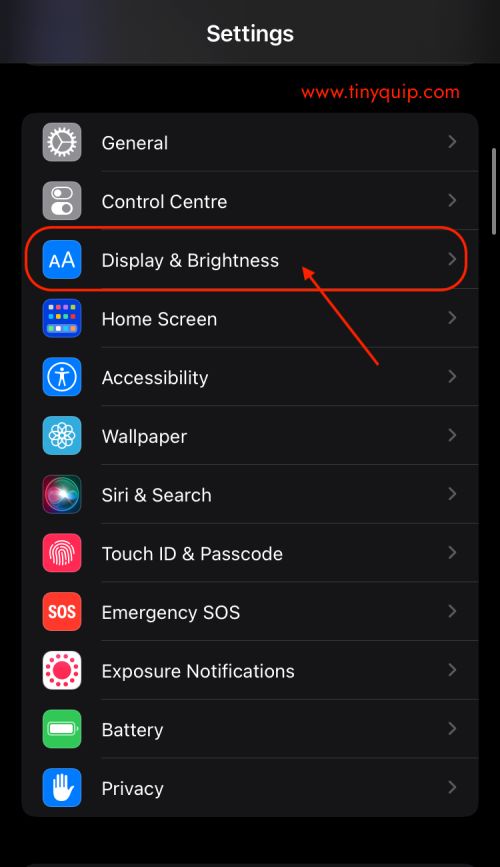 black keyboard on iPhone