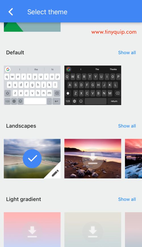 customise iPhone keyboard